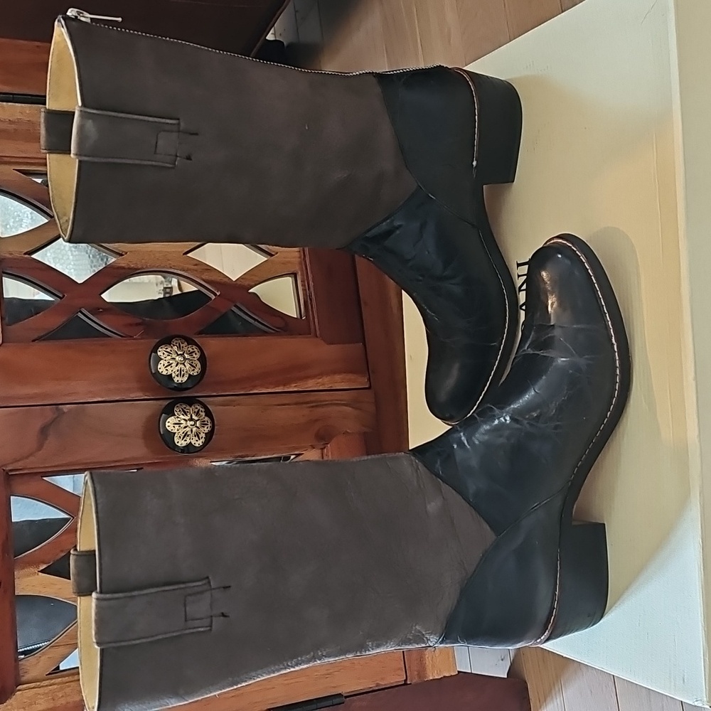 Cordani Black Jenkins Boots 38.5 Nubuck Leather Super Comfy